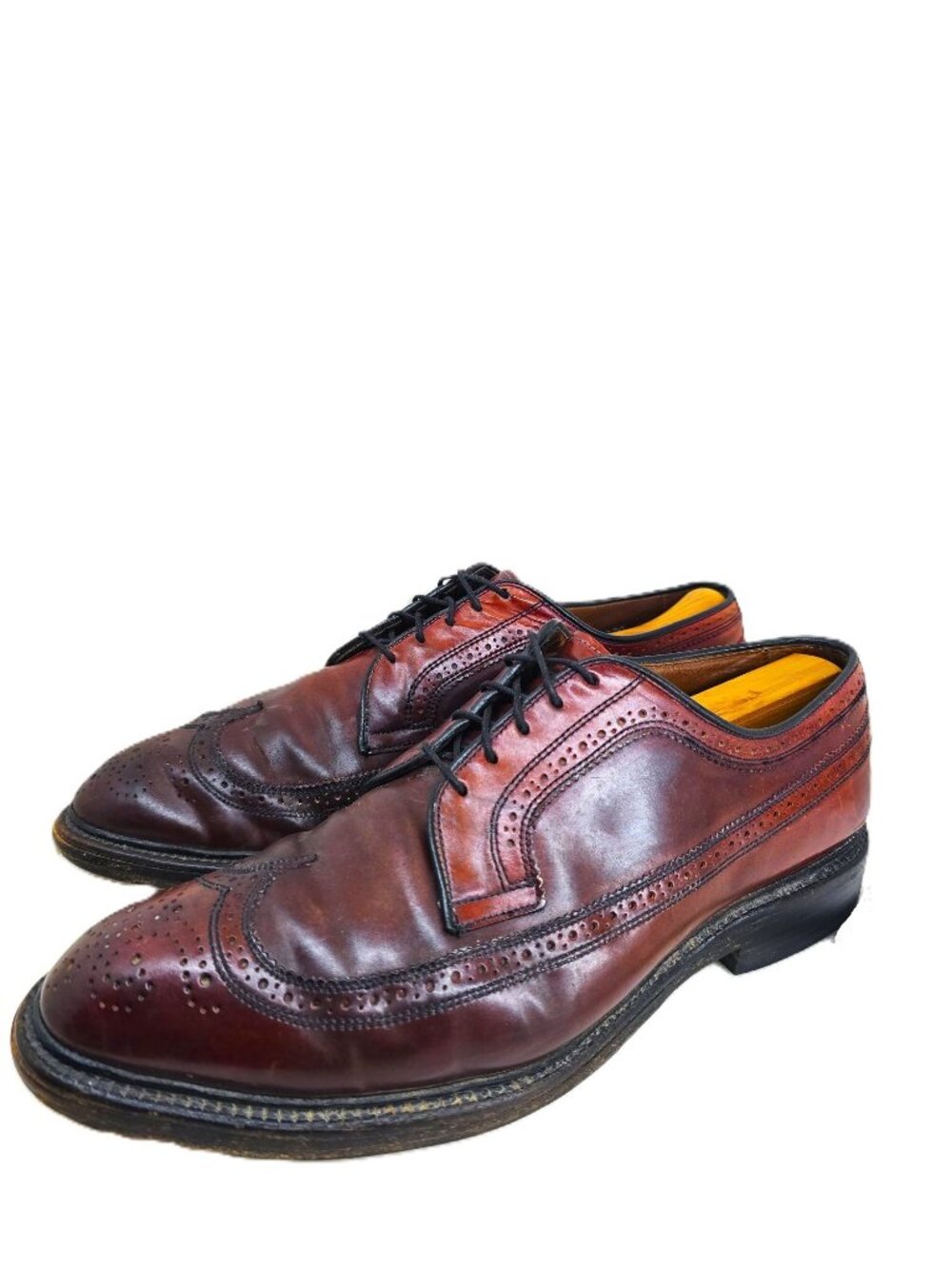Allen Edmonds Burgundy Shell Wingtip Cordovan MacNeil Men’s Size 9.5